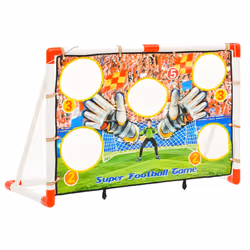 vidaXL Children Football Goal Set with Goal Wall Football Playset Trainer