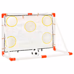 vidaXL Children Football Goal Set with Goal Wall Football Playset Trainer - Additional view 5