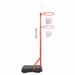 vidaXL Portable Basketball Play Set Adjustable Children Kids Sporting Set