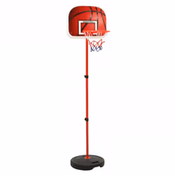 vidaXL Children Basketball Play Set Adjustable Exercise Kids Sporting Set
