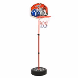 vidaXL Children Basketball Play Set Adjustable Exercise Kids Sporting Set