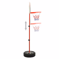vidaXL Children Basketball Play Set Adjustable Exercise Kids Sporting Set