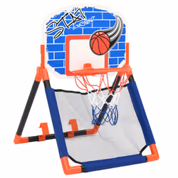 vidaXL Children Basketball Set Multifunctional Floor & Wall Kids Sporting Set