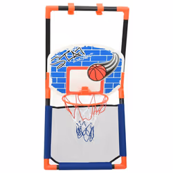 vidaXL Children Basketball Set Multifunctional Floor & Wall Kids Sporting Set
