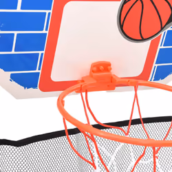 vidaXL Children Basketball Set Multifunctional Floor & Wall Kids Sporting Set - Additional view 7