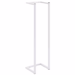 vidaXL Towel Rack White Steel Home Bathroom Storage Rack Towel Holder Hanger
