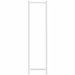vidaXL Towel Rack White Steel Home Bathroom Storage Rack Towel Holder Hanger