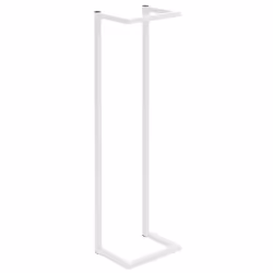 vidaXL Towel Rack White Steel Home Bathroom Storage Rack Towel Holder Hanger - Additional view 4