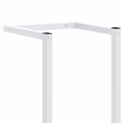 vidaXL Towel Rack White Steel Home Bathroom Storage Rack Towel Holder Hanger - Additional view 5