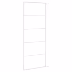 vidaXL Towel Rack White Steel Bathroom Wall Storage Rack Towel Hanger Holder