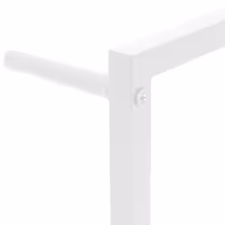 vidaXL Towel Rack White Steel Bathroom Wall Storage Rack Towel Hanger Holder - Additional view 4