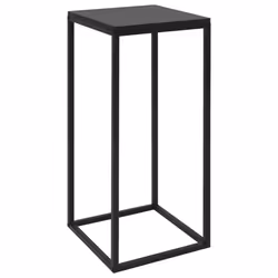 vidaXL 2x Side Tables Black Steel Telephone Couch Coffee Centre Accent Table