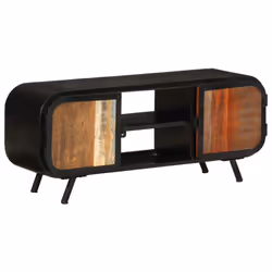 vidaXL TV Cabinet Solid Reclaimed Wood Living Room Lowboard Sideboard TV Stand - Additional view 9