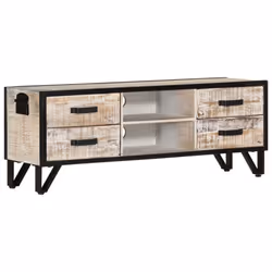 vidaXL Solid Acacia Wood TV Cabinet Lowboard Plasma TV Cabinet Stand Sideboard - Additional view 8
