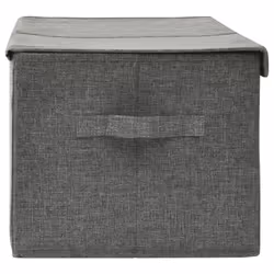 vidaXL Storage Box Fabric Anthracite Home Foldable Box Storage Case Chest - Additional view 5