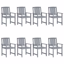 VidaXL 3078206, Terrace, Acacia wood, Grey, 570 mm, 610 mm, 920 mm