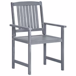 VidaXL 3078206 outdoor chair Terrace Acacia wood Grey