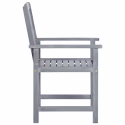 VidaXL 3078206 outdoor chair Terrace Acacia wood Grey - Additional view 4