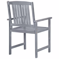 VidaXL 3078206 outdoor chair Terrace Acacia wood Grey - Additional view 5