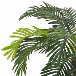 vidaXL Artificial Cycas Palm with Pot 90 cm Green Floral Decor Fake Plant - Additional view 2