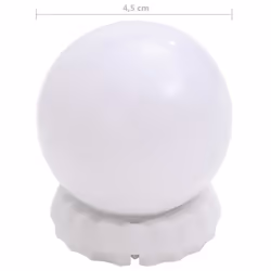 vidaXL Mirror Light with 8 LED Light Bulbs Warm White&Cold White Vanity Light