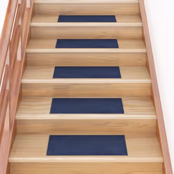 vidaXL 15x Self-adhesive Stair Mats Rectangular Blue Home Stair Protector