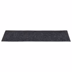 vidaXL 15x Self-adhesive Stair Mats Rectangular Black Home Stair Protector