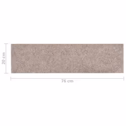 vidaXL 15x Self-adhesive Stair Mats Rectangular Cream Home Stair Protector - Additional view 6