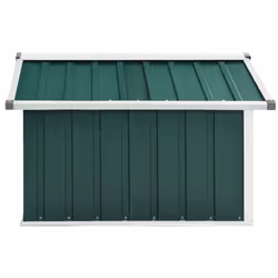 vidaXL Garden Robot Lawnmower Shed Galvanised Steel Green Tool Storage Shed - Additional view 4