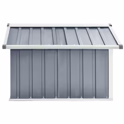 vidaXL Garden Robot Lawnmower Shed Galvanised Steel Grey Outdoor Storage House - Additional view 5