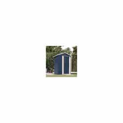 vidaXL Garden Shed Outdoor Storage House Patio Tool Organiser Galvanised Steel - anthracite