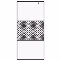 vidaXL Walk-in Shower Wall with Clear ESG Glass Black Shower Screen Partition