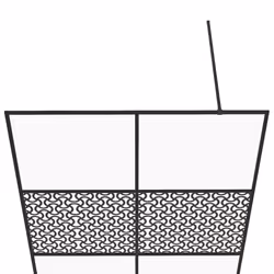 vidaXL Walk-in Shower Wall with Clear ESG Glass Black Shower Screen Partition