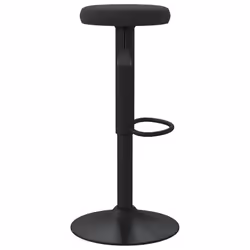 vidaXL Bar Stools Kitchen Bar Chair Counter Stool Pub Chair 2 pcs Black Velvet - Additional view 4