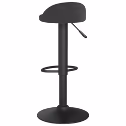 vidaXL Bar Stools Kitchen Bar Chair Counter Stool Pub Bistrol Chair Velvet - black - Additional view 5