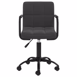 vidaXL Swivel Office Chair Computer Chair Swivel Stool Desk Chair Black Velvet