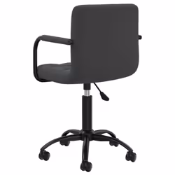 vidaXL Swivel Office Chair Computer Chair Swivel Stool Desk Chair Black Velvet - Additional view 4