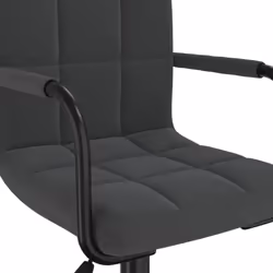 vidaXL Swivel Office Chair Computer Chair Swivel Stool Desk Chair Black Velvet - Additional view 6