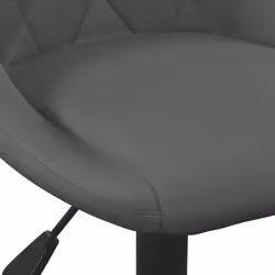 vidaXL Swivel Dining Chairs Computer Chair Office Swivel Stool 2 pcs Velvet - dark grey - Additional view 6