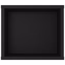 vidaXL Hanging TV Cabinet Black Engineered Wood Cabinet Entertainment Centre - Additional view 5
