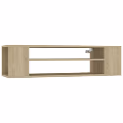 vidaXL Hanging TV Cabinet Sonoma Oak Engineered Wood Entertainment Centre
