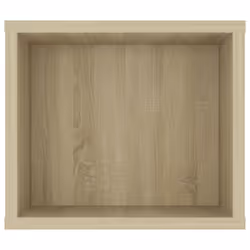 vidaXL Hanging TV Cabinet Sonoma Oak Engineered Wood Entertainment Centre - Additional view 5