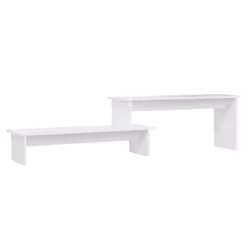 vidaXL TV Cabinet White Engineered Wood TV Sideboard Unit Indoor Furniture - Additional view 2