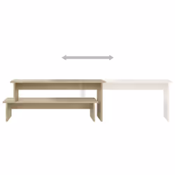 vidaXL TV Cabinet Sonoma Oak Engineered Wood TV Sideboard Indoor Furniture - Additional view 5