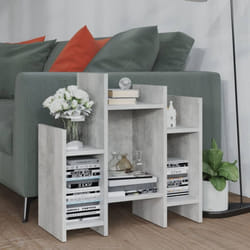 vidaXL Side Cabinet Concrete Grey Engineered Wood Storage Cabinet Furniture