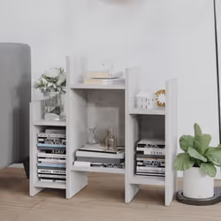 vidaXL Side Cabinet Concrete Grey Engineered Wood Storage Cabinet Furniture - Additional view 3
