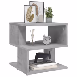 vidaXL Side Table Engineered Wood Living Room Couch End Table Multi Colours - concrete grey