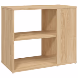 vidaXL Side Cabinet Sonoma Oak Engineered Wood Furniture Storage Cabinet Unit - Additional view 4