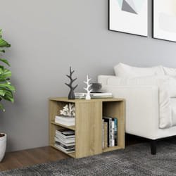 vidaXL Side Table Sonoma Oak Engineered Wood Indoor Furniture Coffee Table