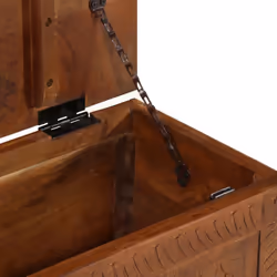 vidaXL Solid Mango Wood Storage Box Home Lowboard Storage Box Hifi Cabinet - Additional view 8